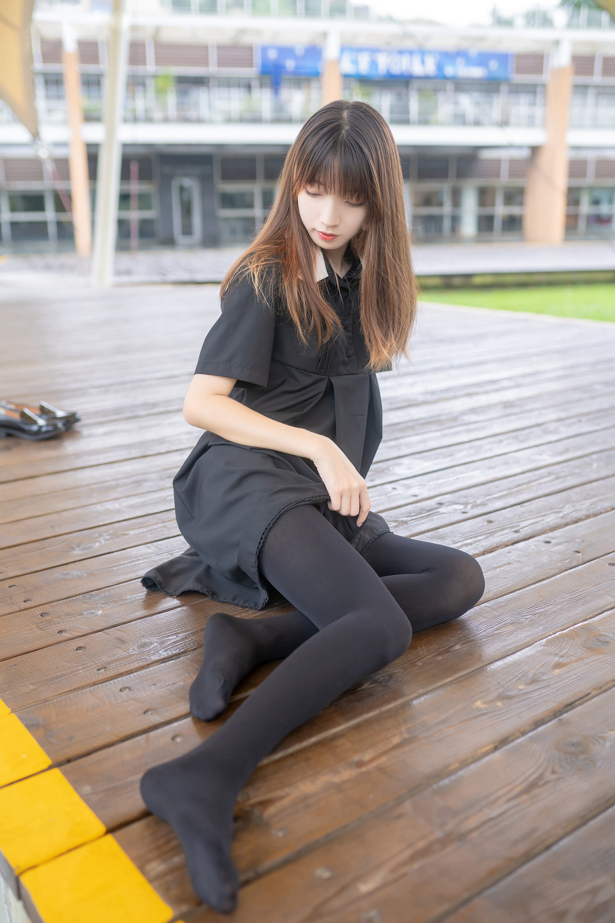 祖木子 - NO.021 户外黑丝长腿 [41P]-XikXak